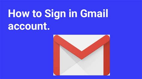 sign into gmail account